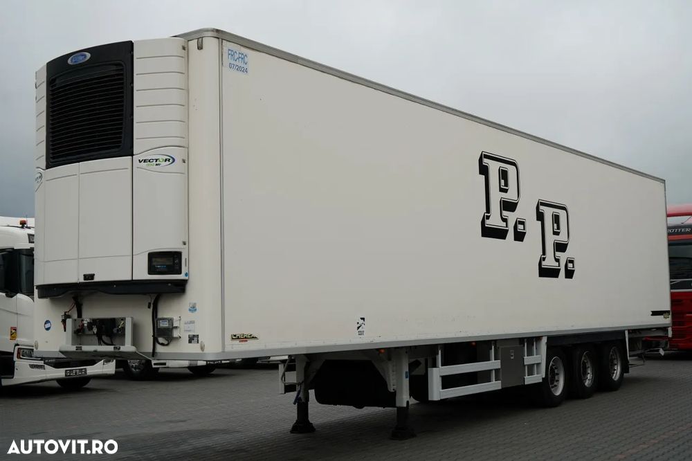 Chereau REFRIGERAT / VECTOR TRANSPORT 1950MT / DOPPELSTOCK / MULTITEMPERATURĂ / 2 AXE RIDICABILE / SAF / IMPORTAT - 1