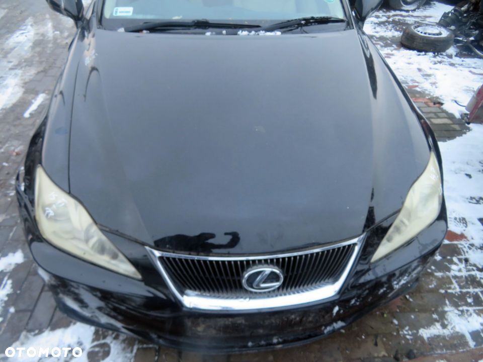 MASKA ZDERZAK BŁOTNIKI LAMPY IS II E2 212 LEXUS 2005-2010 CZARNY PRZÓD KOMPLETNY - 2
