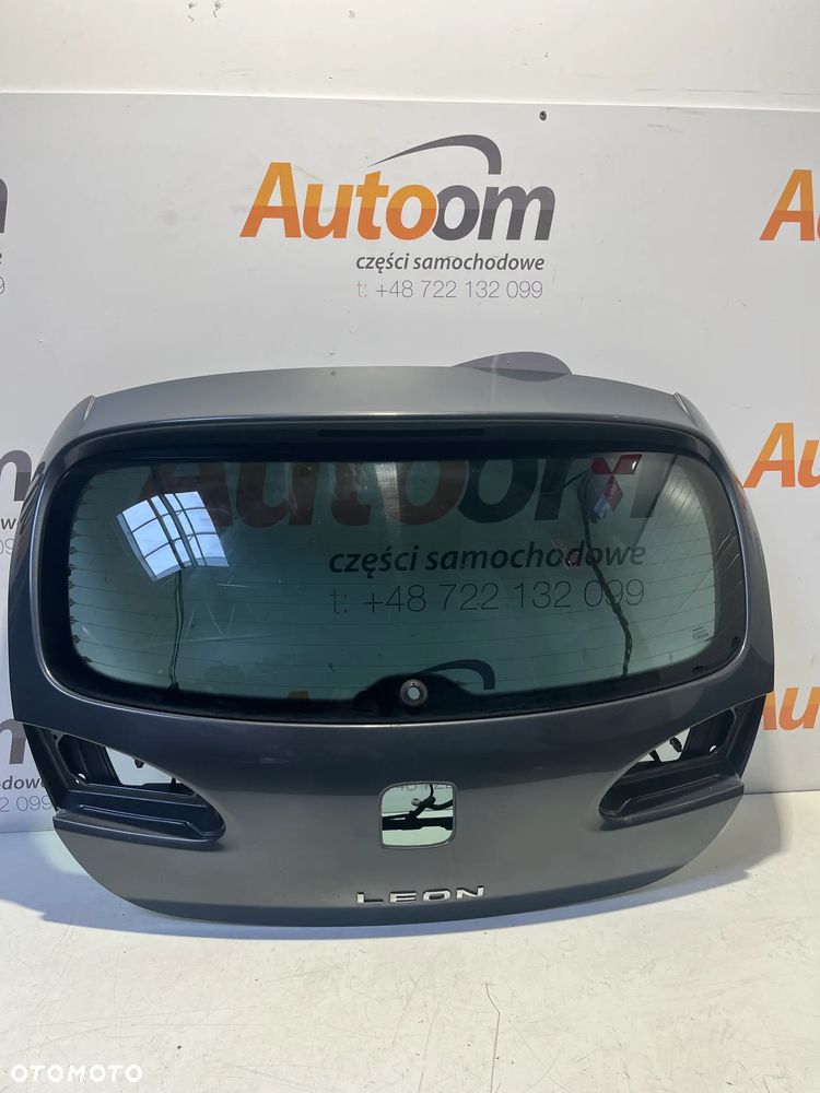 ZDERZAK TYŁ KLAPA TYLNA  SEAT LEON II 2008R KOMPLET - 9