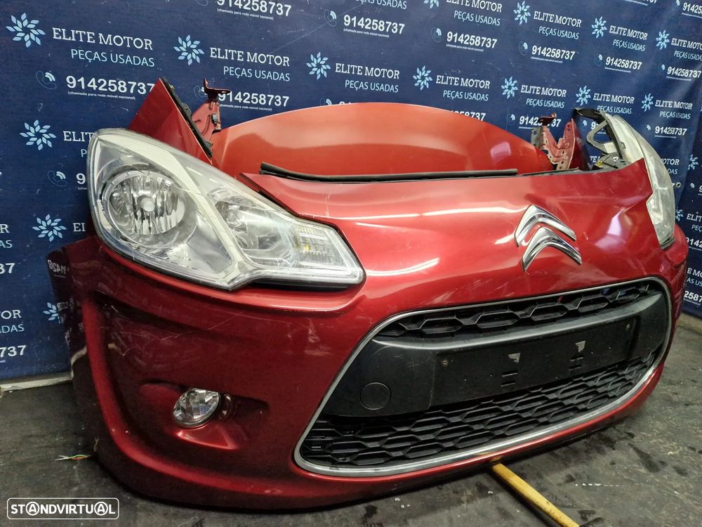 Frente completa usada CITROEN C3 2010 capot parachoques oticas radiadores guardalamas - 2