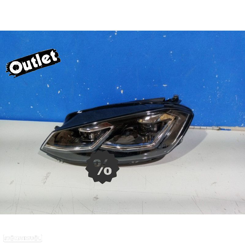 R012847C1 FAROL ESQ FULL LED DINÂMICO VOLKSWAGEN VW GOLF 7.5 17-19 LOOK R LINE - 5