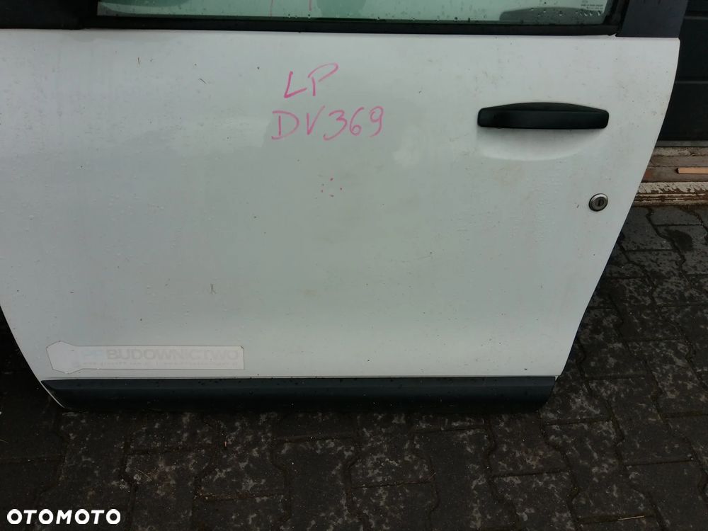 DACIA DOKKER LODGY DRZWI LEWE PRZEDNIE KOMPLETNE BIALE DV369 ROWNIEZ INNE CZESCI - 3