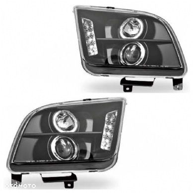 Reflektor Lampa kpl Led Ring Angel Eyes Tuning Ford Mustang V 5 2004-2009 - 2