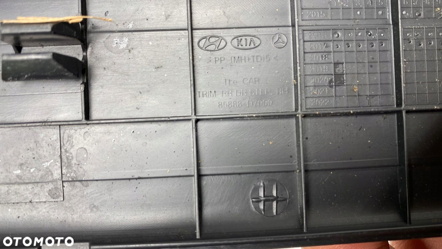 HYUNDAI TUCSON II III LISTWA NAKŁADKA PROGU PROGOWA TYŁ TYLNA 15-21 - 4