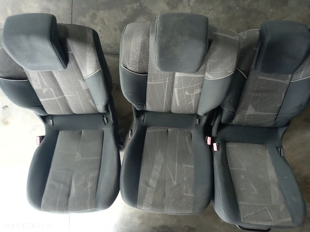 Renault Scenic 2 II fotel tył 2- rząd prawy lewy środkowy - 3
