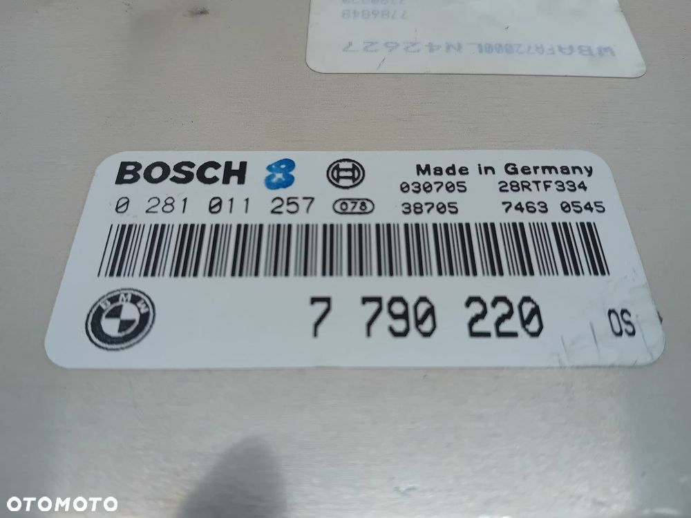 KOMPUTER, STEROWNIK BMW X5 E53 7790220 281011257  3.0 D - 4