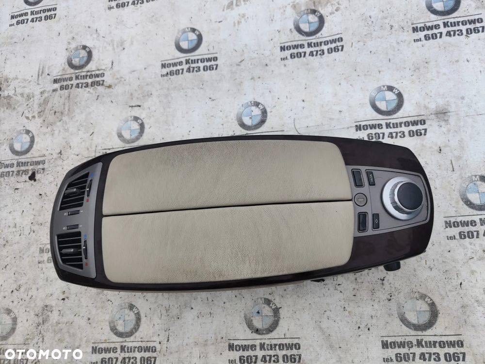 BMW E65 E66 Podłokietnik jasny kremowy stan BDB - 3