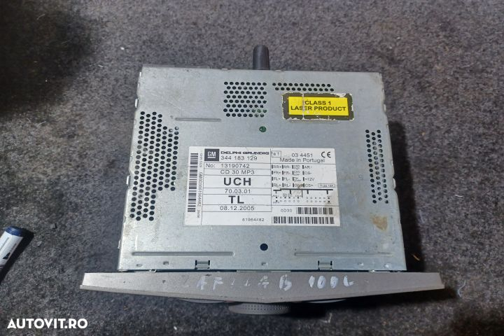 Radio cd 344183129 13190742 Opel Zafira B [2005 - 2010] Minivan 5-usi - 2