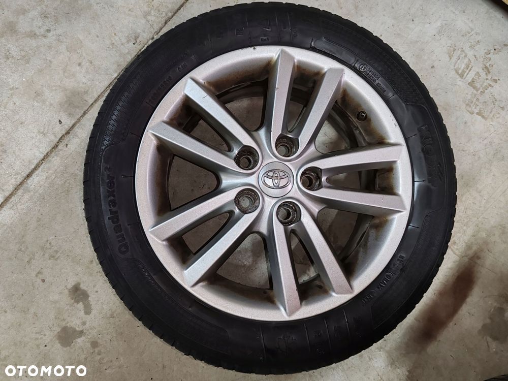 felgi aluminiowe z oponami 16 5x114,3 et45 42611-yy250 toyota auris i 06-12 - 2