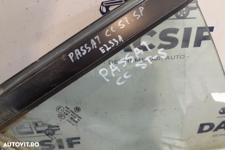 Geam fix usa spate stanga 3C0345215 3C8845205 Volkswagen VW Passat CC - 2