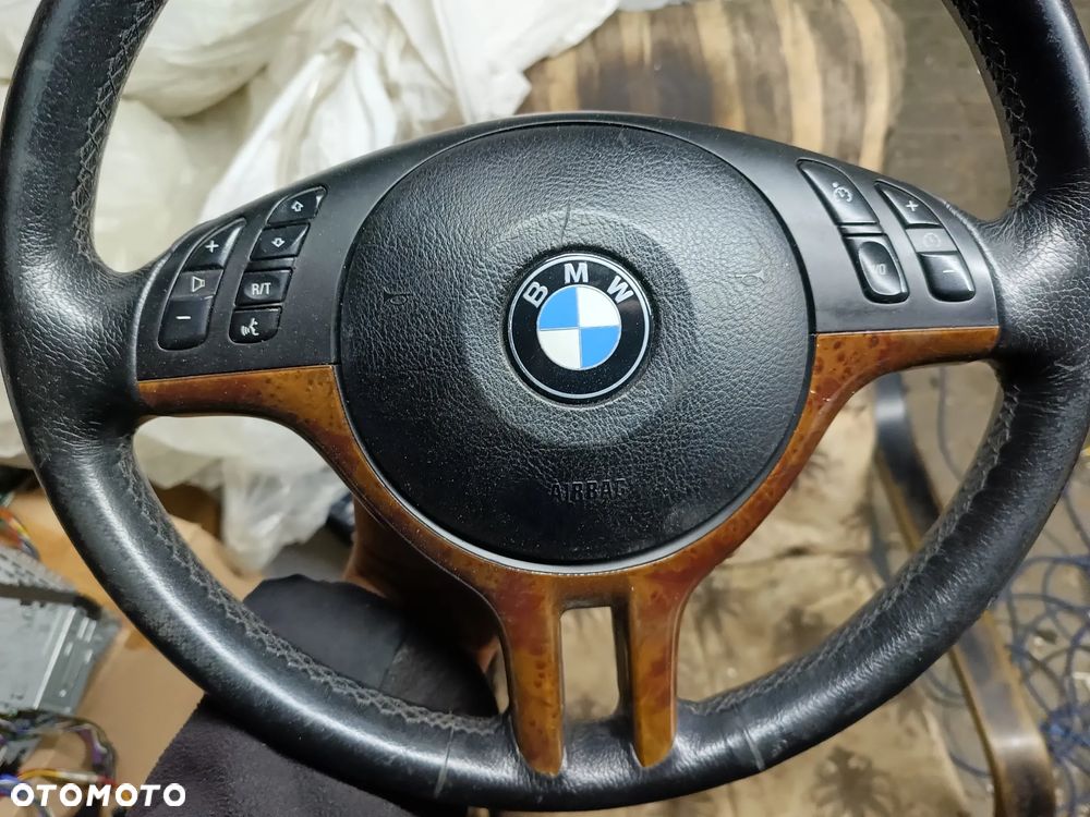 Kierowca poduszka multifunkcja skóra BMW E46 - 3