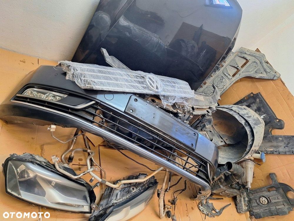 vw passat b7 2010- maska zderzak przod chlodnice kompletny przod demontaz - 3