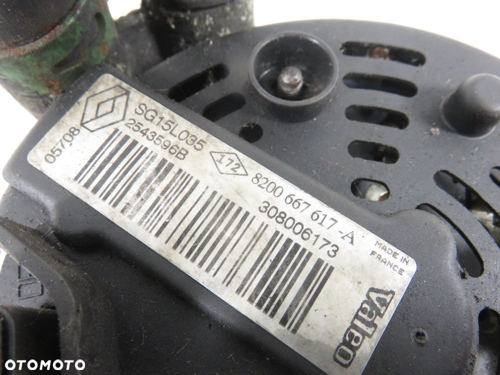ALTERNATOR RENAULT ESPACE IV 1.9 dCi 8200667617A - 8
