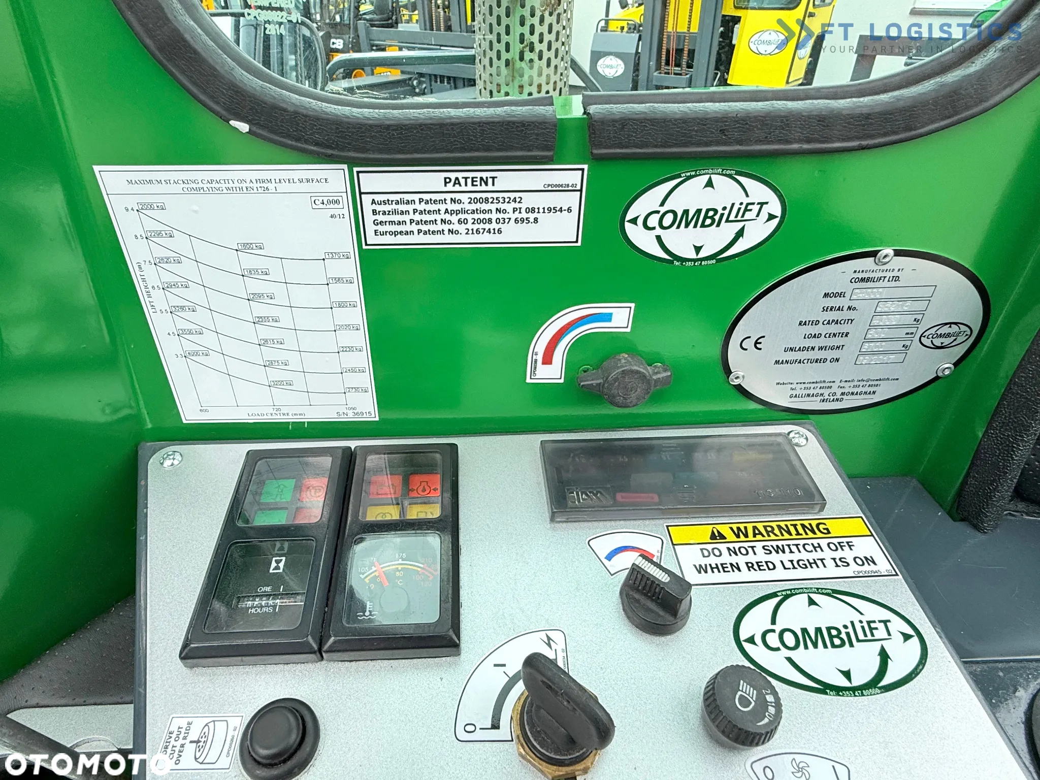 Combilift C4000 / TRIPLEX / 9300MM /  DUŻY WYBÓR WÓZKÓW CZTEROKIERUNKOWYCH / WOLNY SKOK / POZYCJONER / GAZ / KABINA / JAK NOWY - 16