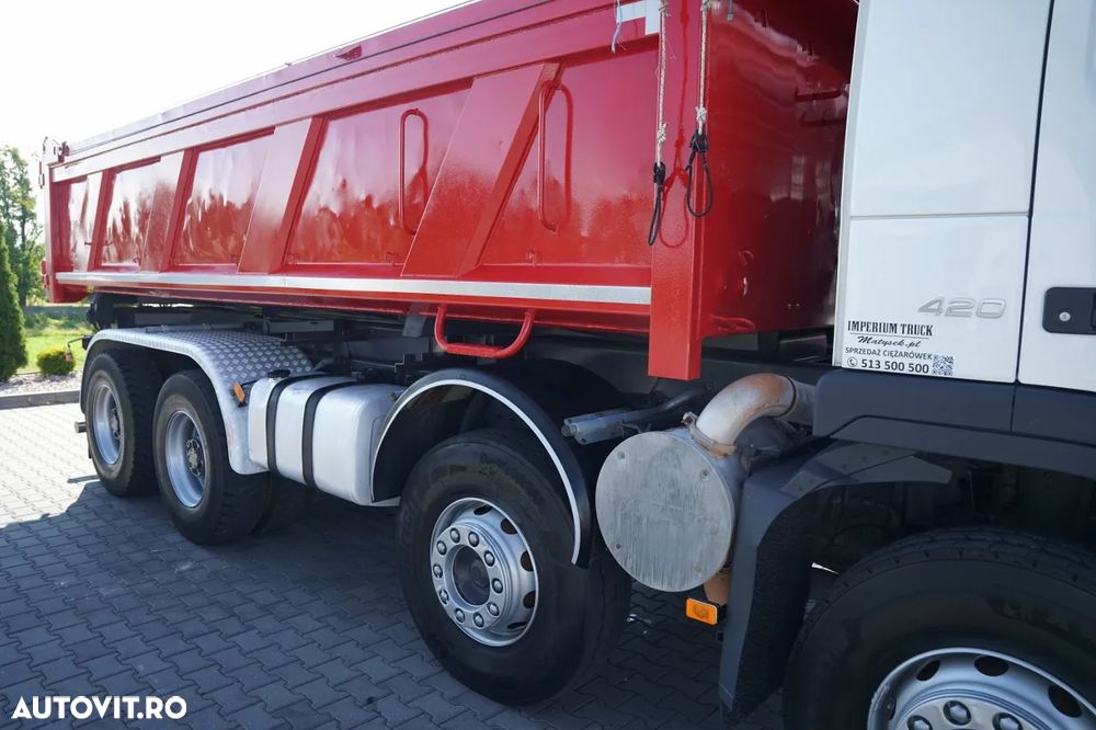 Volvo FM 420 / 8X4 / BASCULATOR 2 LATERAL / HIDRODOXY / BORDMATIC / MANUAL - 21