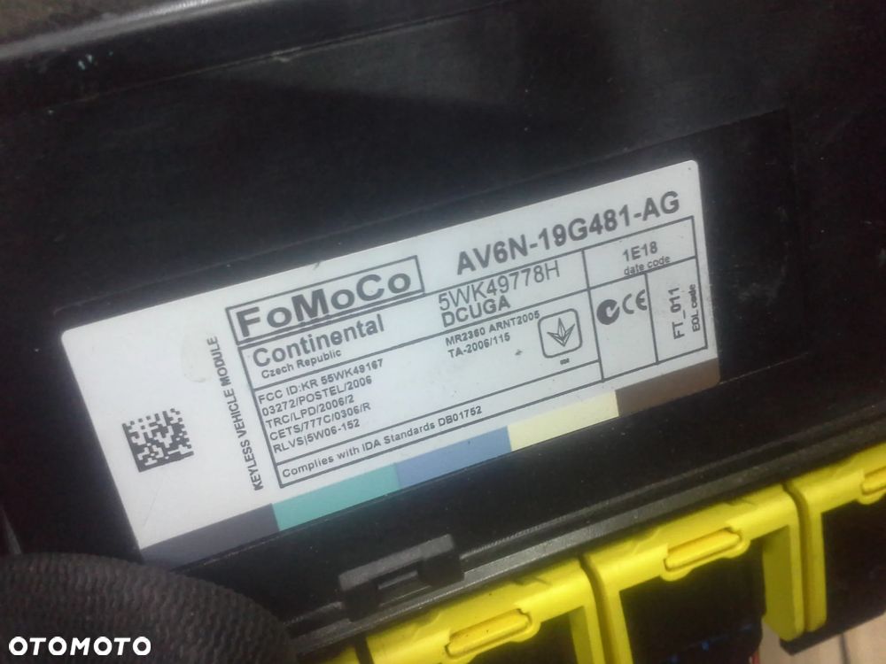 Ford Fokus MK3 1.6 EcoBoost zestaw startowy komputer 0261S07430  BV61-12A650 i inne - 18