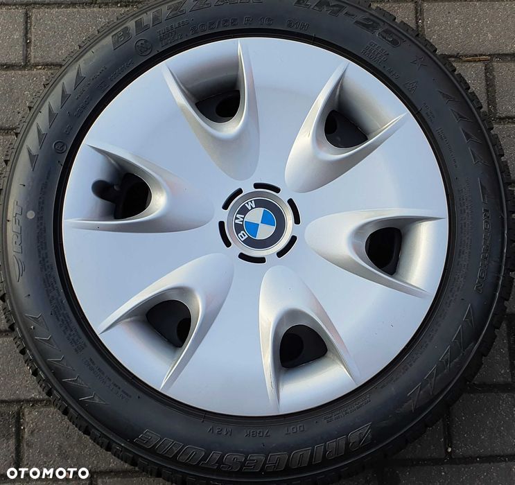 4x Felgi stalowe oryginalne 16 5x120 ET40 BMW 1 / BMW 2 + Kołpaki - 1