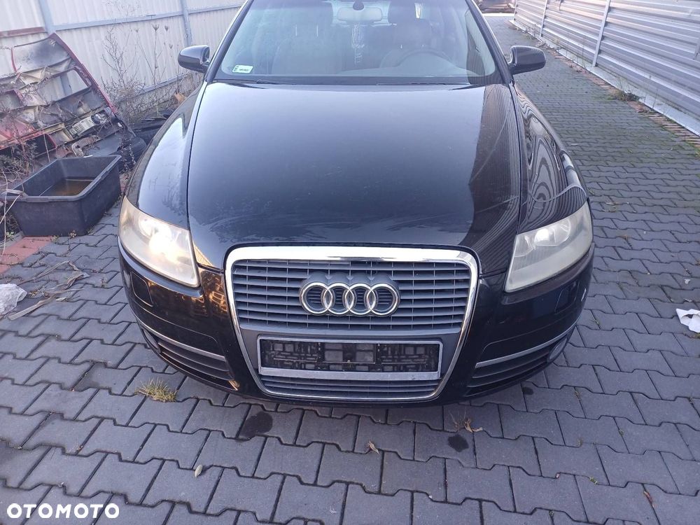 KOMPLETNY PRZÓD ZDERZAK GRILL MASKA BŁOTNIKI LAMPY AUDI A6 C6 LY9B - 1