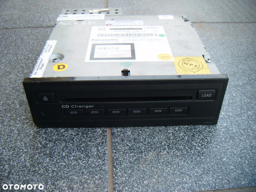 audi a6 c6 07r zmieniarka cd  4e0910110c