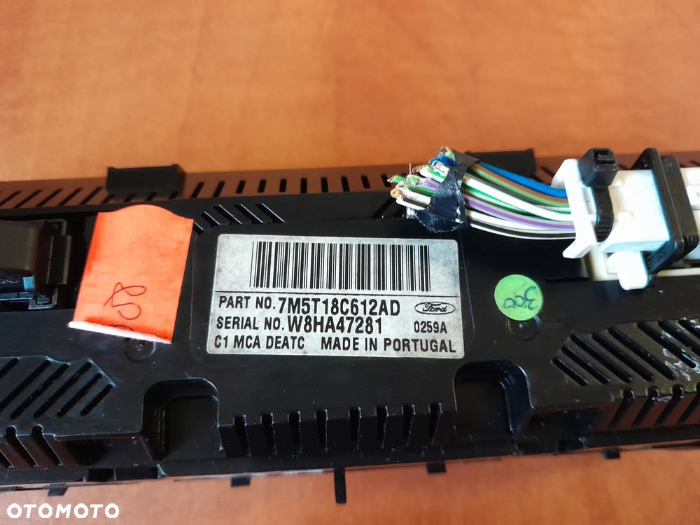 Panel klimatyzacji FORD C-Max lift 06-10r. 7M5T18C612AD - 6