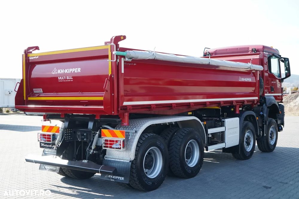 MAN TGS 41.480 / 8x8 / BASCULANĂ SPATE / MANUAL / NOU NOU / KH-KIPPER / - 21