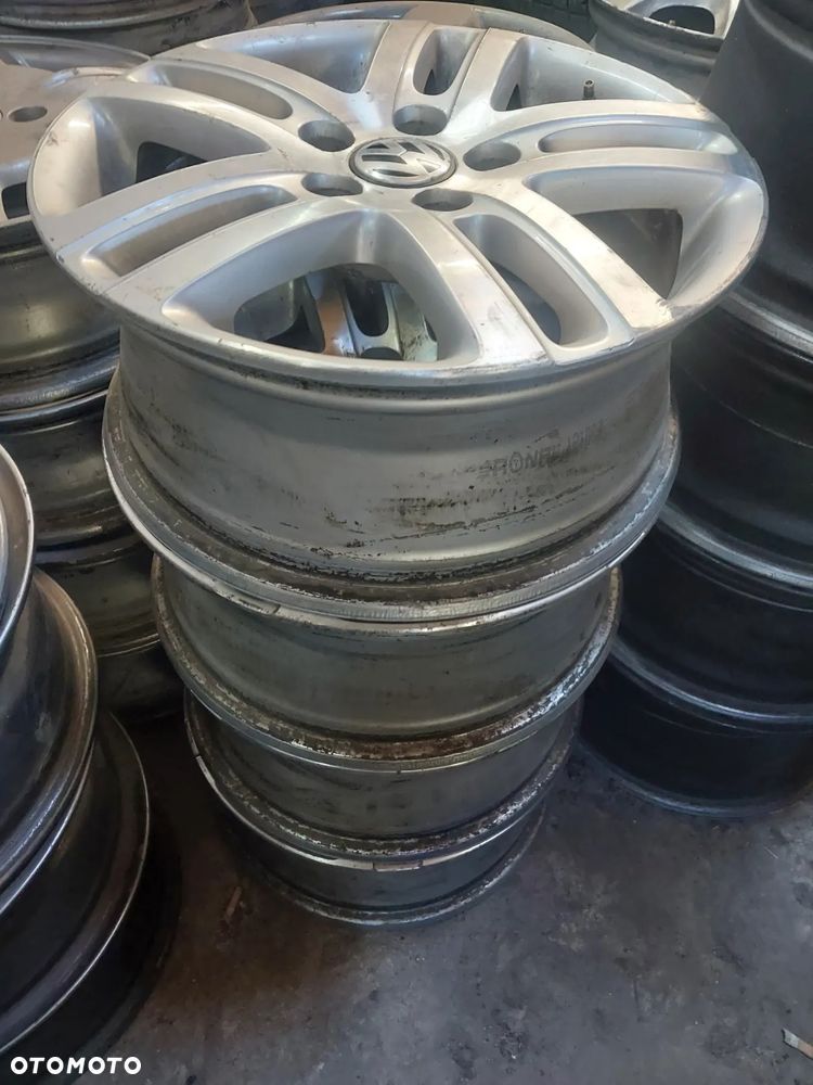 Felga aluminiowa Alufelga 3x R 16 cali 5x112 Volkswagen Passat CC Caddy Caravan Jetta Scirocco Tiguan Touran Transporter Audi A3 A4 A6 TT NA SZTUKI - 2