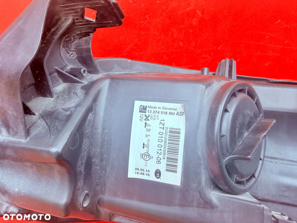 LAMPA PRAWA OPEL ASTRA J BI XENON BI XENON SKRĘTNA LED 1ZT010012 - 7