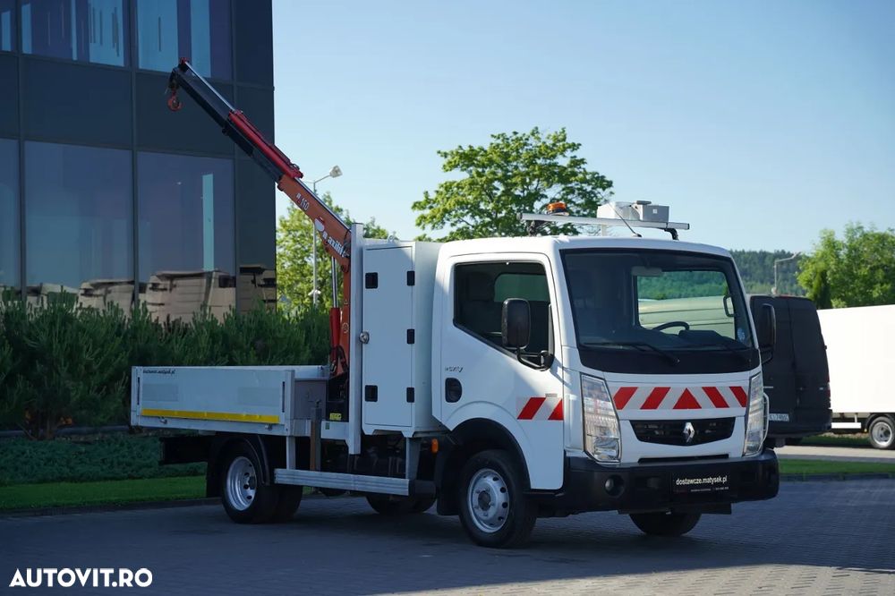 Renault MAXITY 140 DXI / BASCULATOR / + HDS FASSI F22A / CAPACITATE DE RIDICARE 995 KG / ATRACȚIE 5,5 M / IMPORTAT - 5