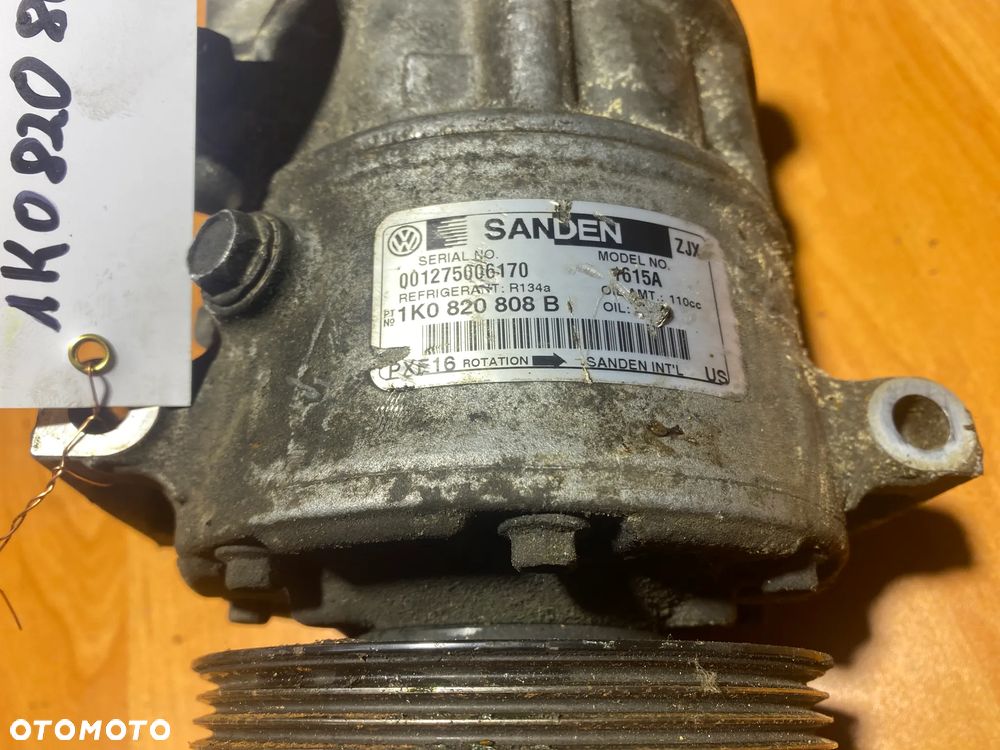 KOMPRESOR SPRĘŻARKA KLIMATYZACJI VW AUDI SEAT SKODA 1K0820808B - 2