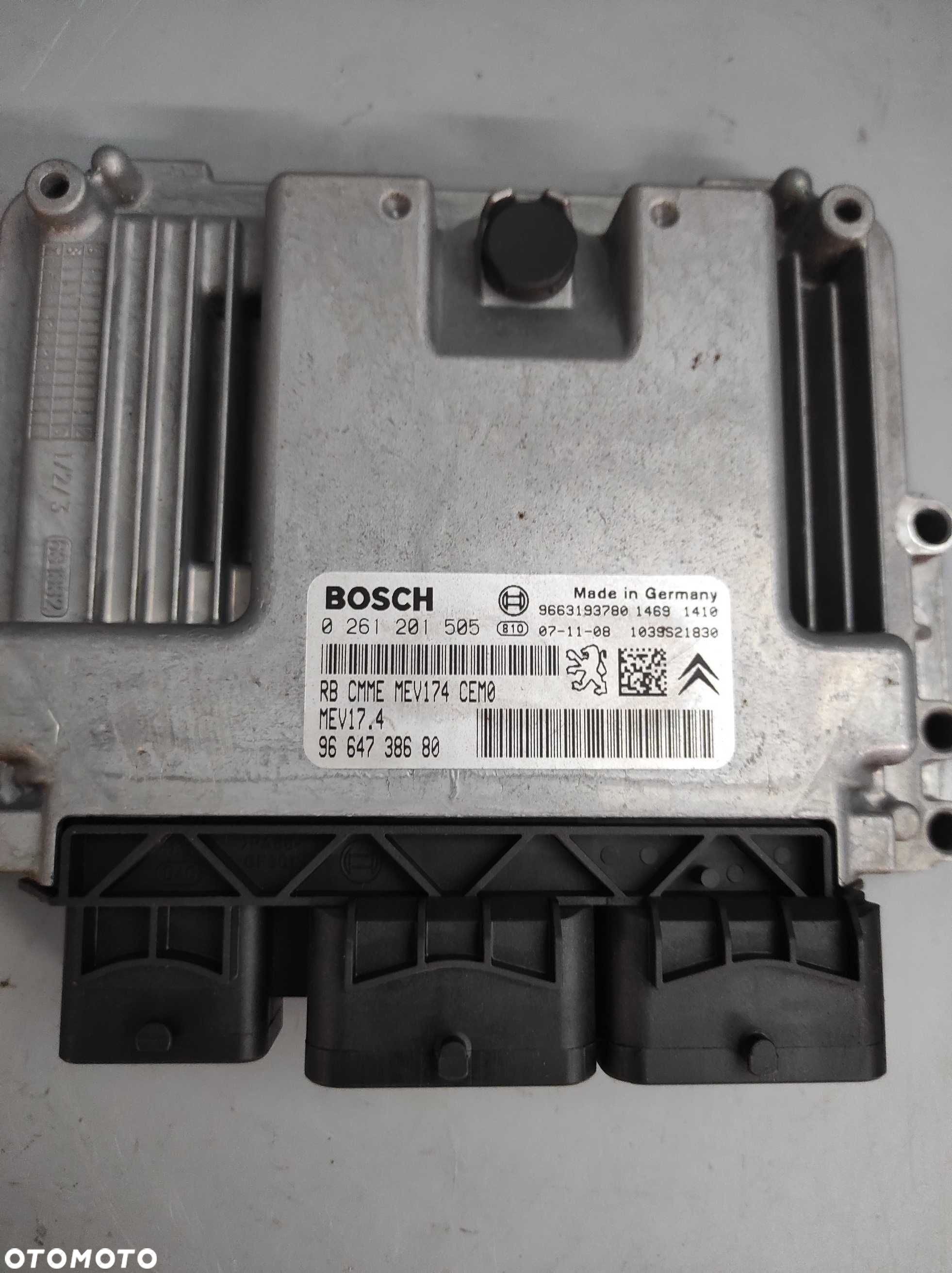 PEUGEOT 308 1.6vti, Sterownik silnika, OE: 966.4738.680 - 3