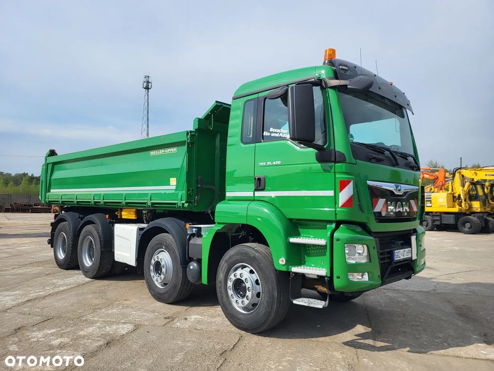MAN TGS 35 420 8x4 3-str wywrotka Meiller z Niemiec - 4