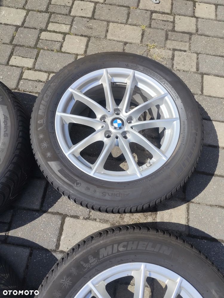 Felgi Aluminiowe z Oponami Zimowymi Michelin BMW 5 17 Cali 5x112 - 4