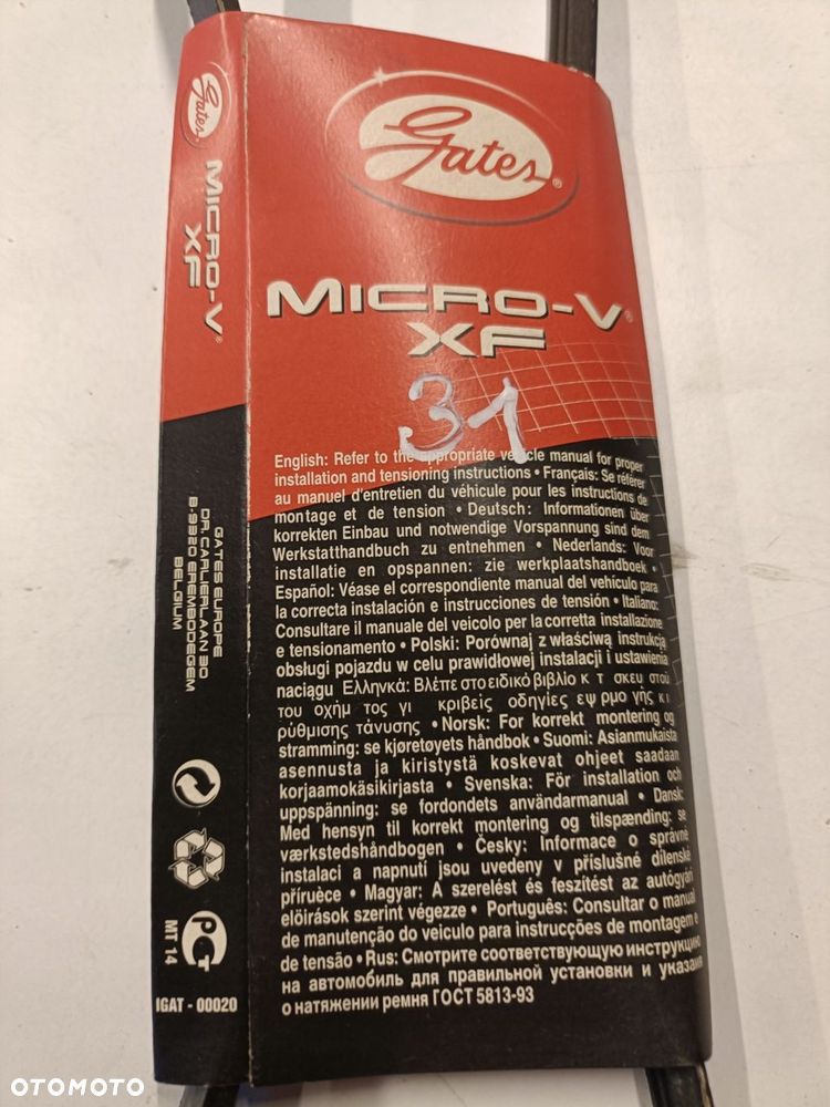 PASEK KLINOWY Nissan 200SX Renault Megane I Toyota Liteace Town _ 3PK838 - 2