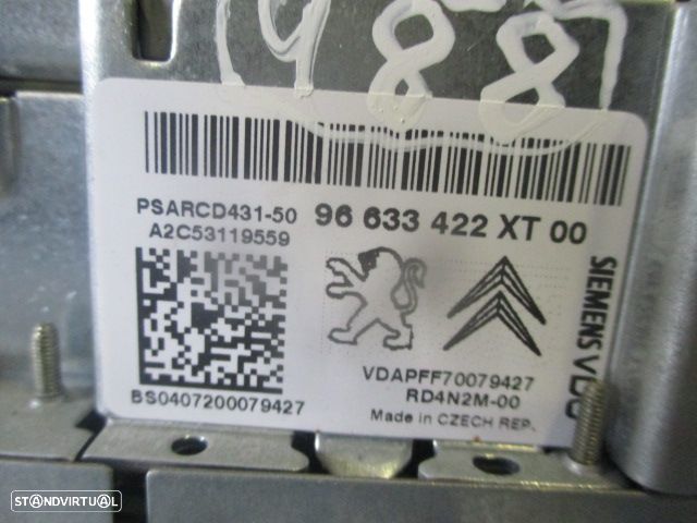 Radios 96633422XT00 PEUGEOT 207 2007 - 3