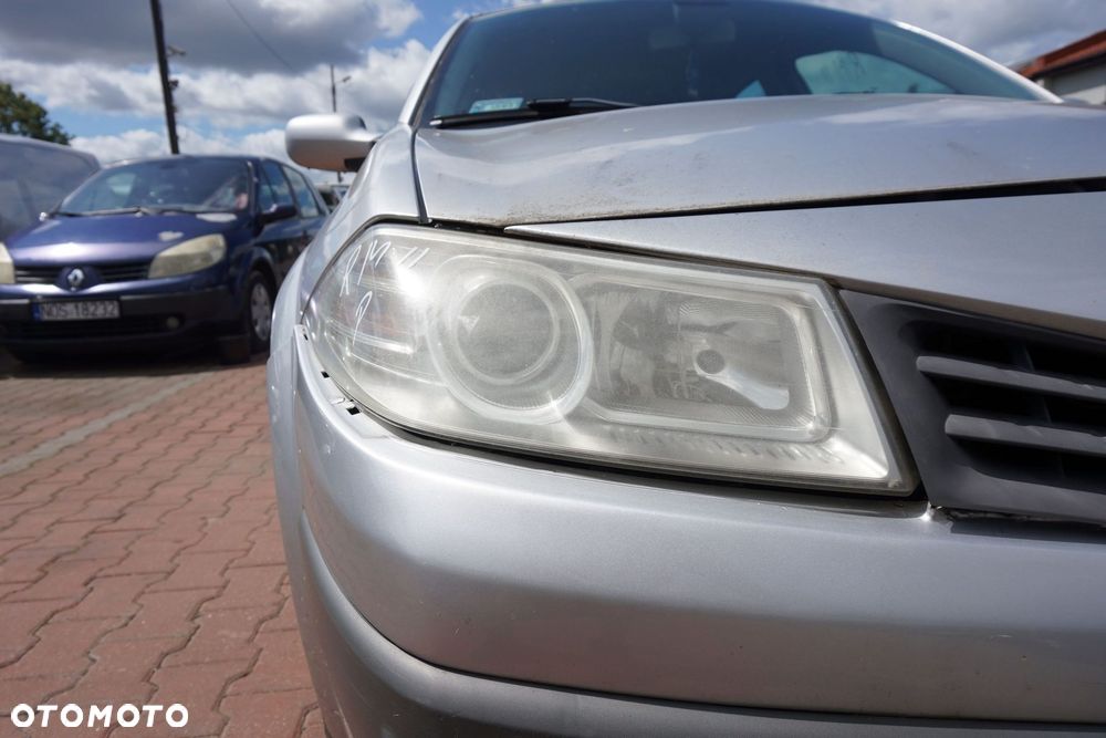 MASKA ZDERZAK BŁOTNIKI LAMPY MEGANE II PH2 LIFT TED69  RENAULT 2006-2008 SREBRNY PRZÓD KOMPLETNY - 12