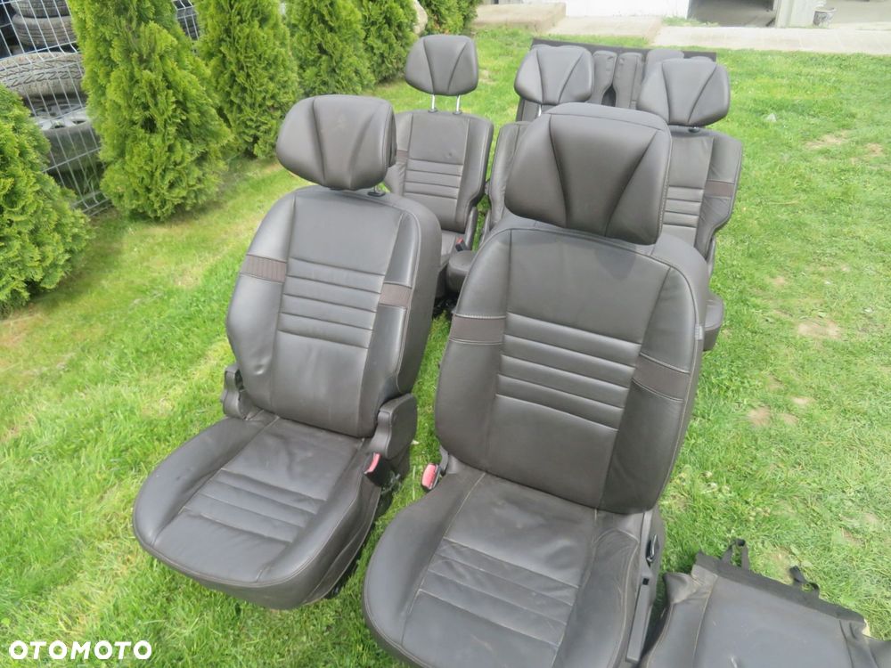 FOTELE FOTEL PRZEDNI LEWY PRAWY KANAPA WNĘTRZE SCENIC GRAND III PH1 SKÓRA GRZANE RENAULT 2009-2013 - 1