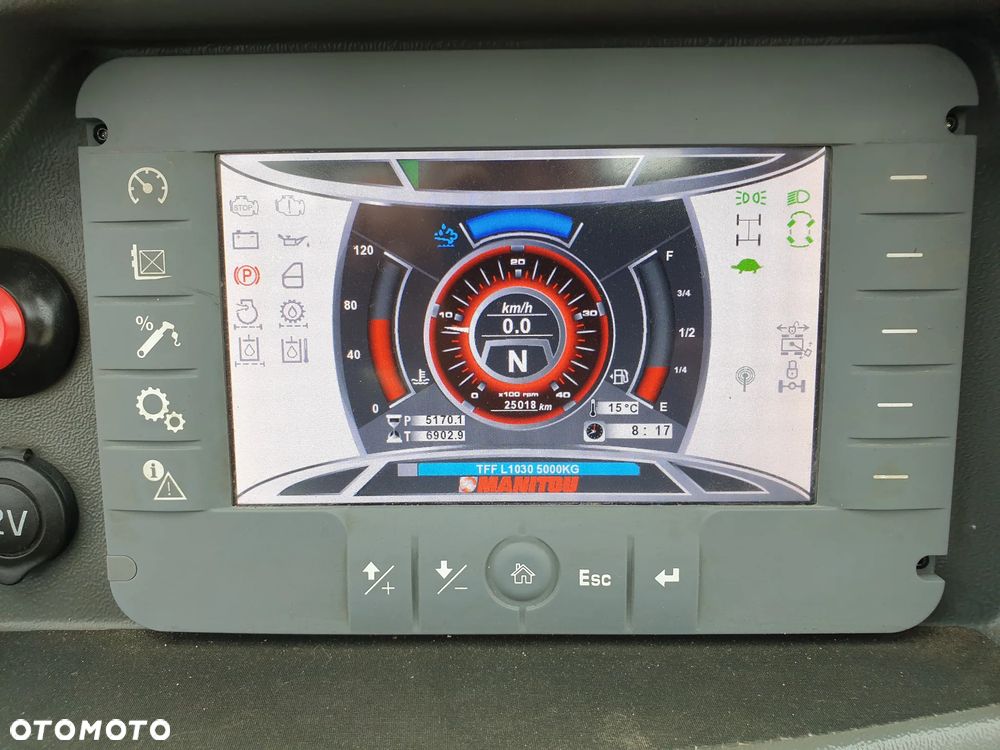 Manitou MRT Roto 2150+Privilege kosz/wciągarka/widły/pilot sprowadzona piękny stan - 16