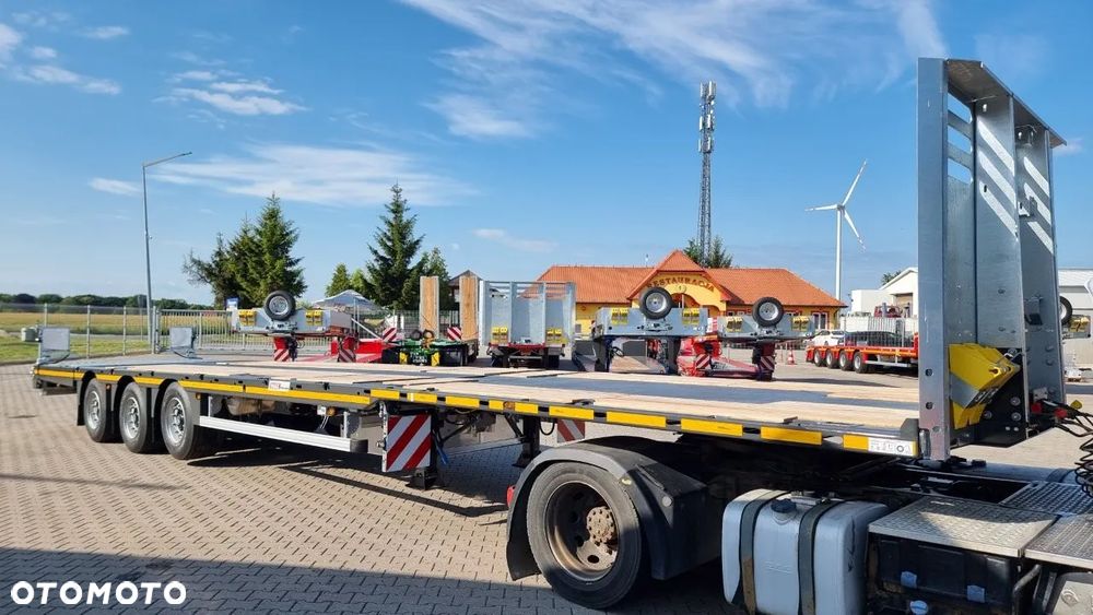 MAX Trailer platforma z hydraulicznie opuszczaną i wysuwaną rampą najazdową - 28