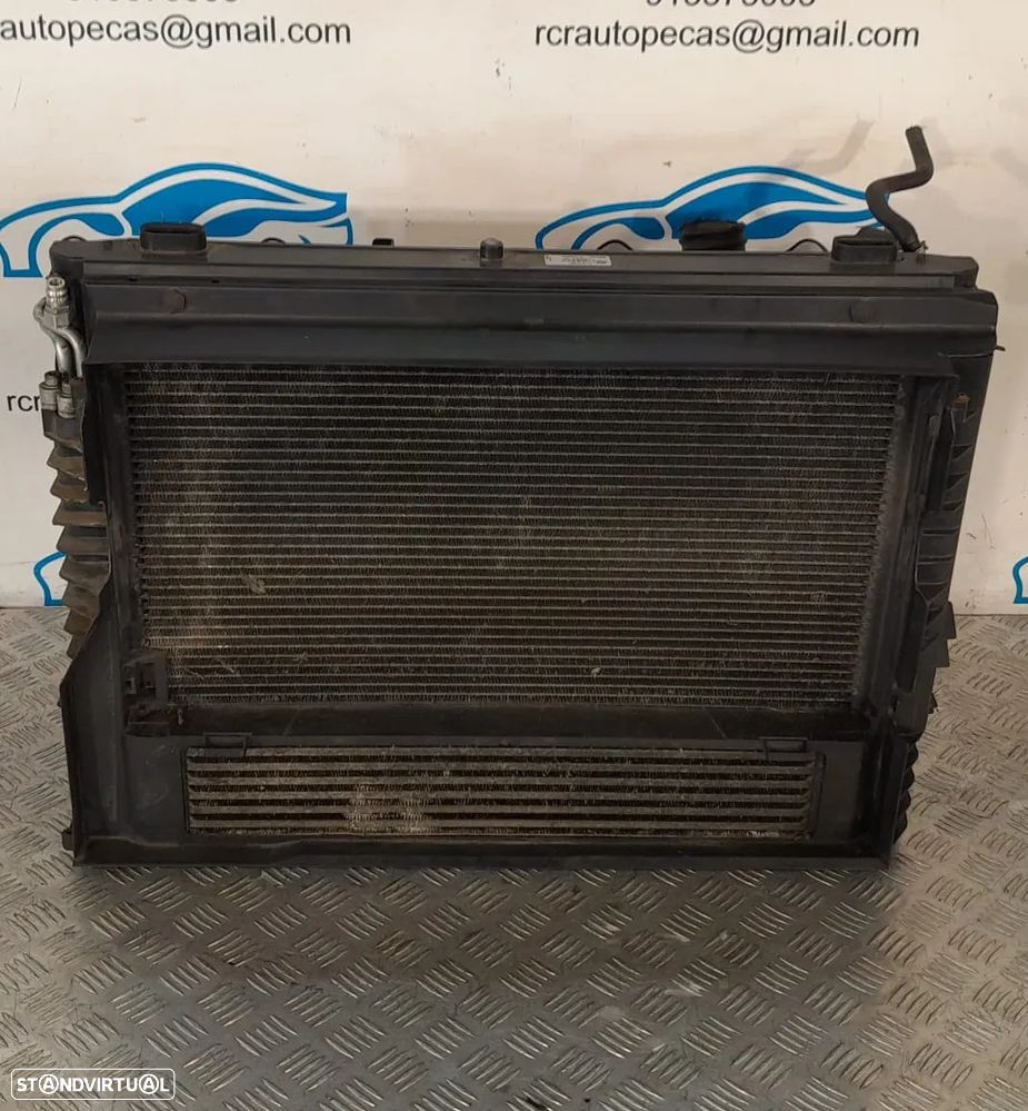RADIADOR ÁGUA  VENTILADOR ARREFECIMENTO MOTOR INTERCOOLER AC AR CONDICIONADO BMW SERIE 5 E60 E61 3.0D - 8