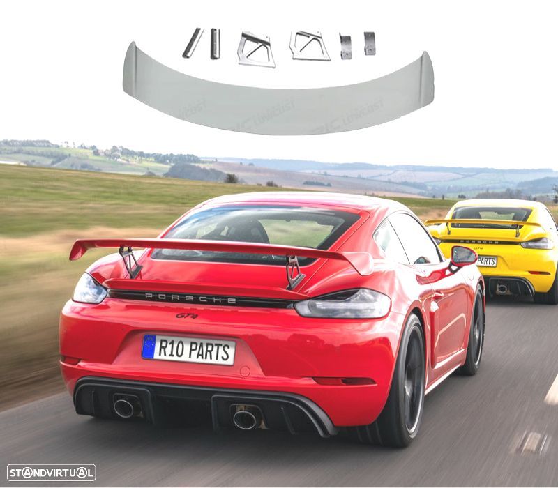 AILERON SPOILER PORSCHE CAYMAN 17-23 LOOK GT4 - 1