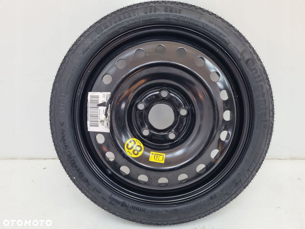 KOŁO DOJAZDOWE Opel Insignia A 125/70 R17 5x120 17X4.00B IS41 Jak nowa - 2