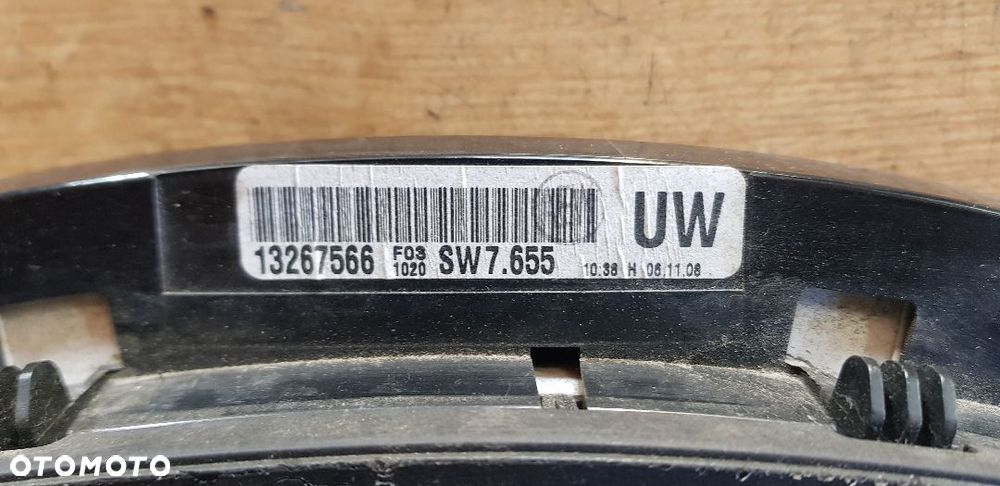 OPEL ASTRA H LICZNIK 13267566 UW - 2