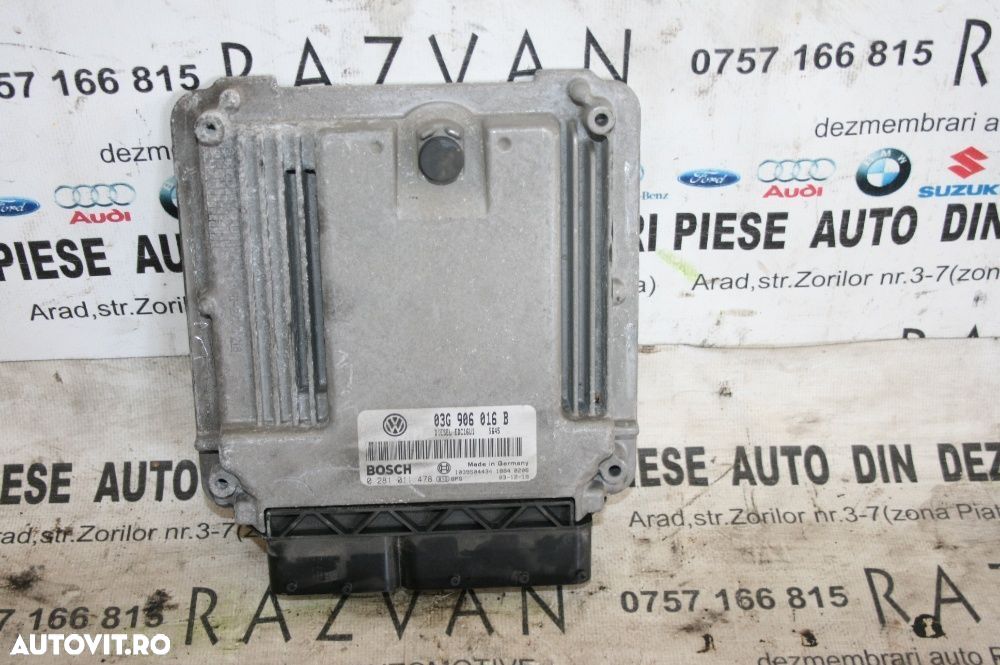 Calculator Motor/ECU Vw Golf 5 2.0 tdi 140 Cai Cod Motor BKD - 1