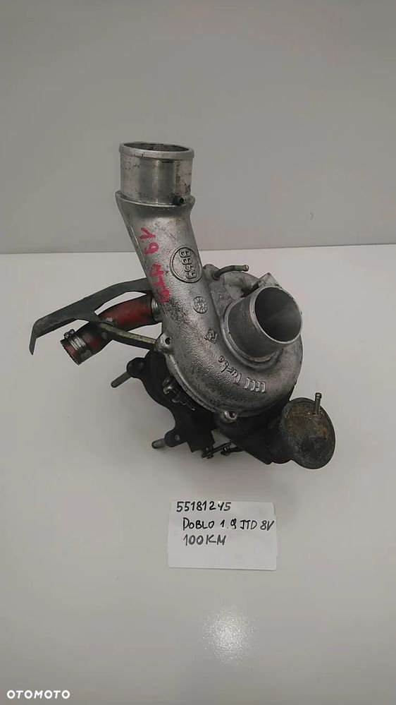 TURBINA 1.9 JTD 8V 100KM 101KM DOBLO 55181245 - 1