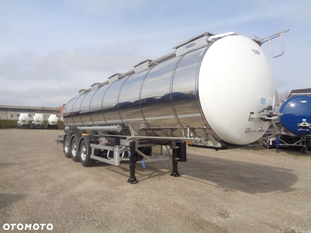 Lag cysterna chemiczna L4BH - 30.000 L lub 34.000 L - 1 komora - 8