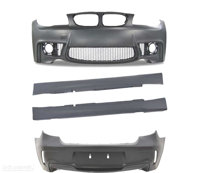 KIT CARROÇARIA BMW E87 LOOK 1M SEM PDC - 2