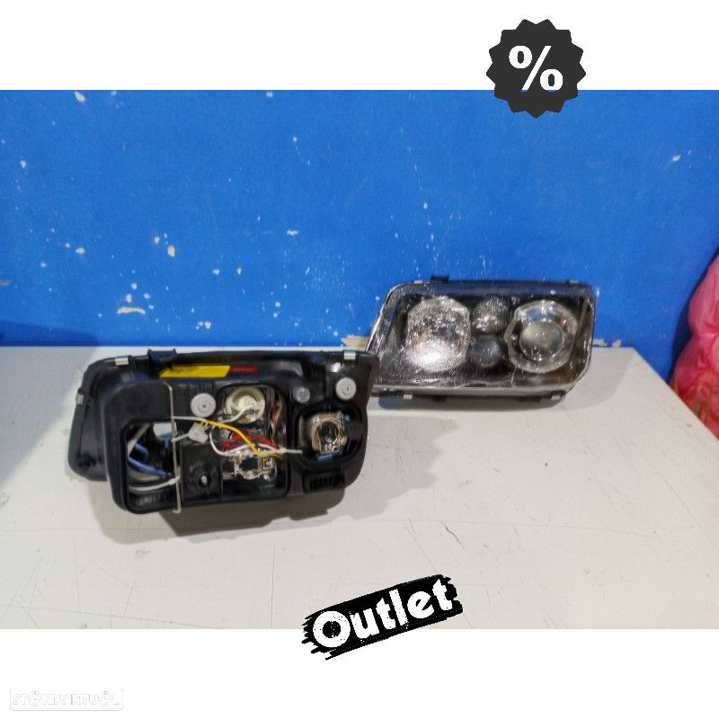R145389C1 FARÓIS FRONTAIS ANGEL EYES VOLKSWAGEN VW BORA 1J H7 H7 H3 - 3