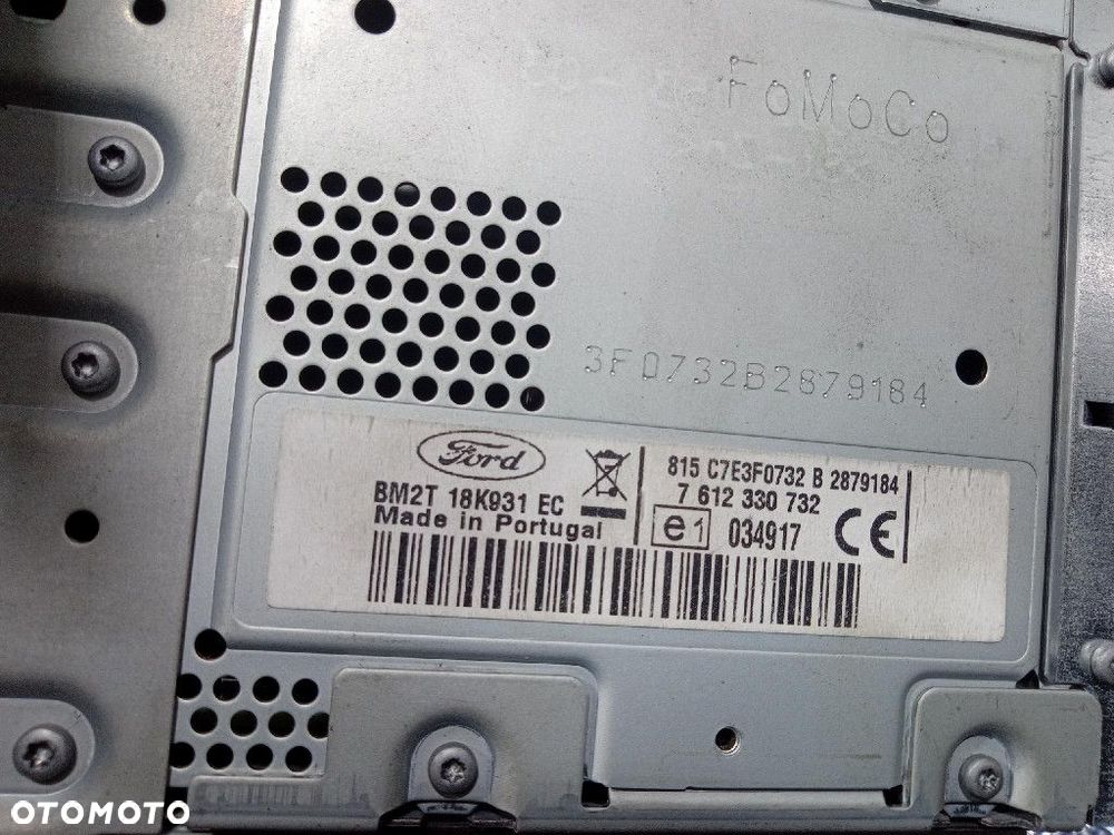 FORD S-MAX MK1 RADIO GPS WYŚWIETLACZ NAVI KLIMATYZACJA BM2T18K931EC - 7