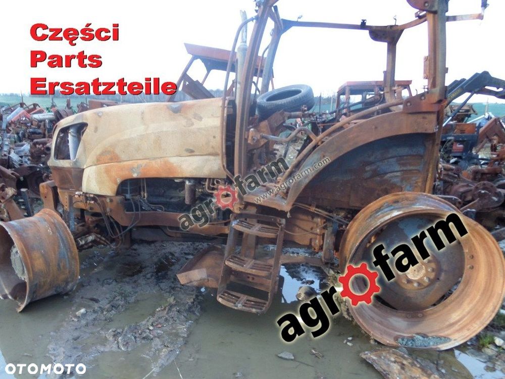New Holland TS135A części, skrzynia biegów, oś - 1
