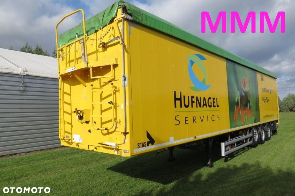 Stas NACZEPA RUCHOMA PODŁOGA STAS S300ZX 2x OŚ PODNOSZONA PILOT SPROWADZONA z Niemiec 1. WŁAŚCICIEL - 1